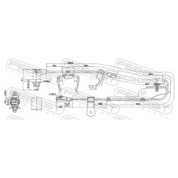 Capteur de vitesse de roue ABS FEBEST 01606-012 pour TOYOTA HIGHLANDER FEBEST