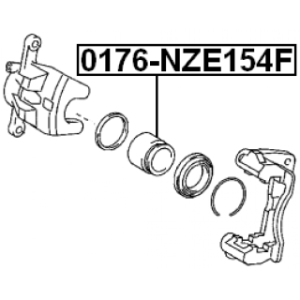 Piston d'étrier de frein avant FEBEST 0176-NZE154F pour TOYOTA, LEXUS 47730-02460 FEBEST