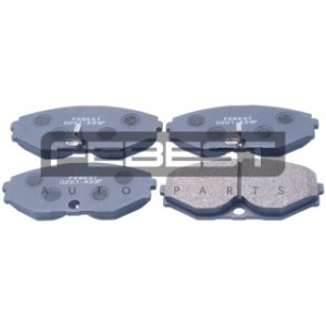 Kit de plaquettes de frein avant FEBEST 0201-A33F pour NISSAN 41060-0P690 FEBEST