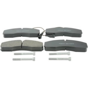 Kit de plaquettes de frein avant FEBEST 0201-F24MF pour NISSAN CABSTAR, NT400