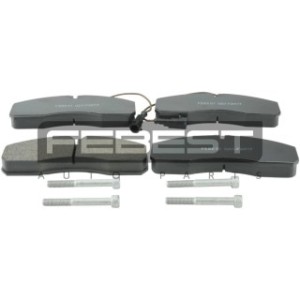 Kit de plaquettes de frein avant FEBEST 0201-F24MF pour NISSAN CABSTAR, NT400 FEBEST