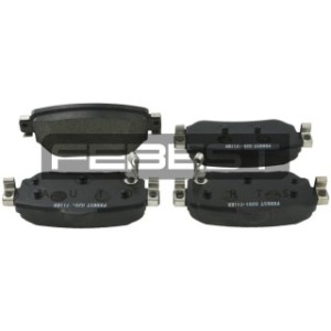 Kit de plaquettes de frein arrière FEBEST 0201-J11ER pour NISSAN, RENAULT 44060-3981R FEBEST