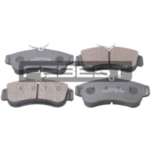 Kit de plaquettes de frein avant FEBEST 0201-N16F pour NISSAN 41060-2F025 FEBEST