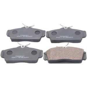 Kit de plaquettes de frein avant FEBEST 0201-N16UKPF pour NISSAN 41060-2F028