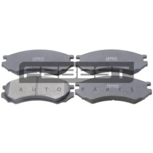 Kit de plaquettes de frein avant FEBEST 0201-P10F pour NISSAN BLUEBIRD FEBEST