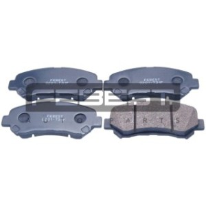 Kit de plaquettes de frein avant FEBEST 0201-T31F pour NISSAN, SUZUKI AY040-NS132 FEBEST