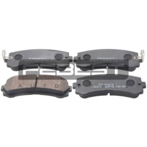Kit de plaquettes de frein arrière FEBEST 0201-WFGY61R pour NISSAN PATROL FEBEST