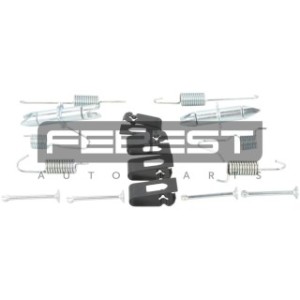 Kit de montage de mâchoires de frein FEBEST 0204-F15ER-KIT pour NISSAN 44081-CY001 FEBEST