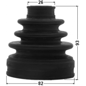 Kit de soufflet de joint homocinétique intérieur FEBEST 0215-D40 pour NISSAN, INFINITI 39100-EA000 FEBEST