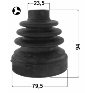 Kit de soufflet de joint homocinétique intérieur FEBEST 0215-J32T pour NISSAN, FORD 1302510 FEBEST