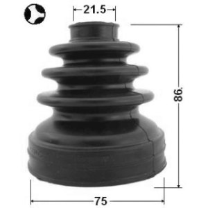 Kit de soufflet de joint homocinétique intérieur FEBEST 0215-P12QG16T pour NISSAN PRIMERA FEBEST