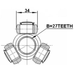 Rotule FEBEST 0216-F50 pour NISSAN, INFINITI 39711-64E00 FEBEST