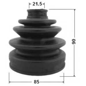 Kit de soufflet de joint homocinétique extérieur FEBEST 0217-017 pour NISSAN, INFINITI 23222-GA112 FEBEST