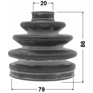 Kit de soufflet de joint homocinétique extérieur FEBEST 0217-051 pour NISSAN, TOYOTA 39241-01A27 FEBEST