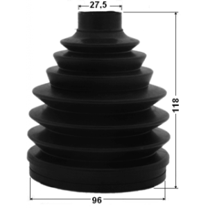 Kit de soufflet de joint homocinétique extérieur FEBEST 0217-E51 pour VW et plus encore... FEBEST