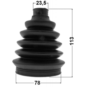 Kit de soufflet de joint homocinétique extérieur FEBEST 0217P-F15 pour RENAULT et plus encore... FEBEST