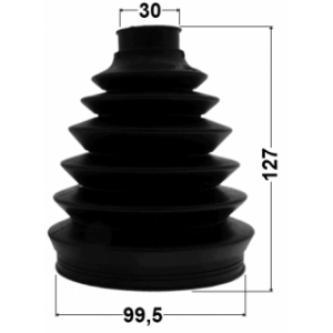 Kit de soufflet de joint homocinétique extérieur FEBEST 0217P-V42 pour CHEVROLET et plus encore... FEBEST