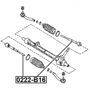 Biellette de direction FEBEST 0222-B16 pour NISSAN SENTRA FEBEST