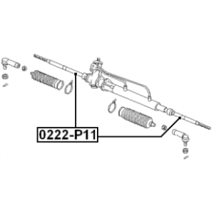 Biellette de direction FEBEST 0222-P11 pour NISSAN 48521-0E000 FEBEST