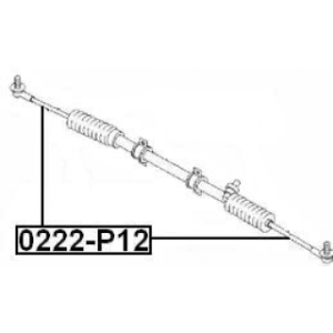 Steering Tie Rod FEBEST 0222-P12 OE Ref 49001-BA200 FEBEST