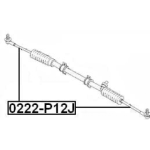 Biellette de direction FEBEST 0222-P12J pour NISSAN PRIMERA FEBEST