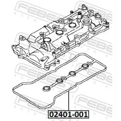Joint de couvercle FEBEST 02401-001 pour INFINITI, NISSAN OE 13270-1KT0A FEBEST