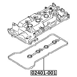 Joint de couvercle FEBEST 02401-001 pour INFINITI, NISSAN OE 13270-1KT0A FEBEST