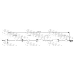 Capteur de vitesse de roue ABS FEBEST 02606-005 pour NISSAN MAXIMA FEBEST