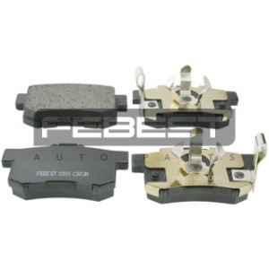 Kit de plaquettes de frein arrière FEBEST 0301-CRVR pour HONDA, ACURA 06430-S9A-000 FEBEST
