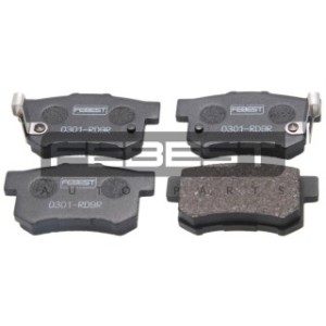 Kit de plaquettes de frein arrière FEBEST 0301-RD9R pour HONDA, SUZUKI, ACURA, FIAT FEBEST
