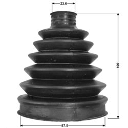 Soufflet d'arbre de transmission FEBEST 0317P-RE5 pour HONDA CR-V, HR-V FEBEST