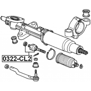 Steering Tie Rod FEBEST 0322-CL2 OE Ref 53010-S0D-910 FEBEST