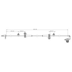 Capteur de vitesse de roue ABS FEBEST 03606-010 pour HONDA CIVIC FEBEST