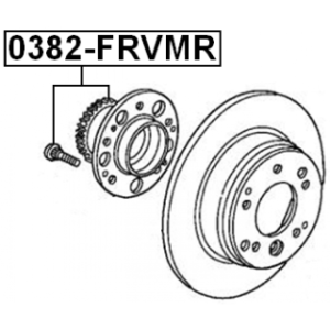 Moyeu de roue arrière FEBEST 0382-FRVMR pour HONDA 42200-SJF-951 FEBEST