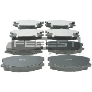 Kit de plaquettes de frein avant FEBEST 0401-FEF pour MITSUBISHI FEBEST