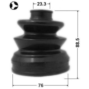 Kit de soufflet de cardan intérieur FEBEST 0415-DJ24 pour MITSUBISHI GALANT, ECLIPSE FEBEST