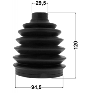 Kit de soufflet de joint homocinétique extérieur FEBEST 0417P-V97WF pour VW et plus encore... FEBEST