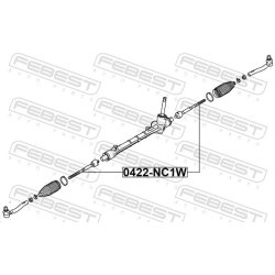 Biellette de direction intérieure FEBEST 0422-NC1W pour MITSUBISHI XPANDER OE 4410A769 FEBEST