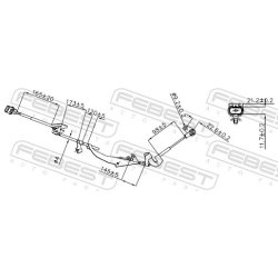 Capteur de vitesse de roue ABS FEBEST 04606-013 pour MITSUBISHI OE 4670A595 FEBEST