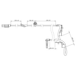 Capteur de vitesse de roue ABS FEBEST 04606-018 pour MITSUBISHI OE 4670A158 FEBEST