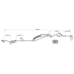 Capteur de vitesse de roue ABS FEBEST 04606-025 pour MITSUBISHI OE MN102573 FEBEST