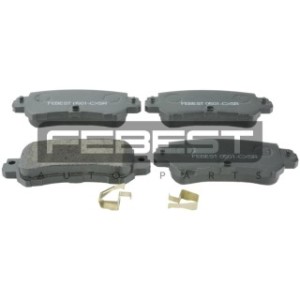 Kit de plaquettes de frein arrière FEBEST 0501-CX5R pour MAZDA DAY3-26-48ZA FEBEST