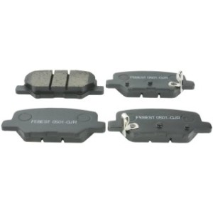 Kit de plaquettes de frein arrière FEBEST 0501-GJR pour MITSUBISHI, MAZDA, CITROEN, PEUGEOT