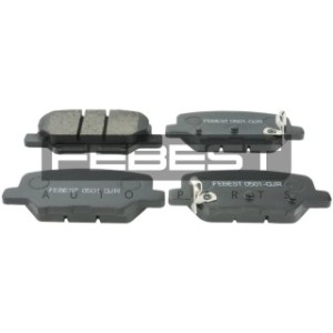 Kit de plaquettes de frein arrière FEBEST 0501-GJR pour MITSUBISHI, MAZDA, CITROEN, PEUGEOT FEBEST