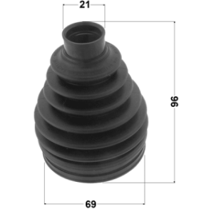Kit de soufflet de joint homocinétique extérieur FEBEST 0517P-DY3 pour MITSUBISHI et plus encore... FEBEST