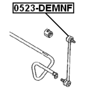 Biellette de barre stabilisatrice avant FEBEST 0523-DEMNF pour RENAULT, FORD, MAZDA 1146150 FEBEST