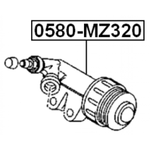 Cylindre récepteur d'embrayage FEBEST 0580-MZ320 pour MAZDA 3,5 FEBEST