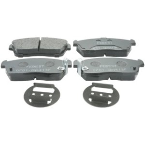 Kit de plaquettes de frein avant FEBEST 0701-GA413F pour SUZUKI 04491-B1060