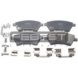 Kit de plaquettes de frein avant FEBEST 0701-SX4F pour SUZUKI, FIAT SX4, SEDICI FEBEST