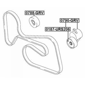 Tendeur de courroie FEBEST 0790-GRV pour SUZUKI 17540-54L00 FEBEST